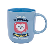 Taza - Cada día te superas y llegarás donde tú quieras