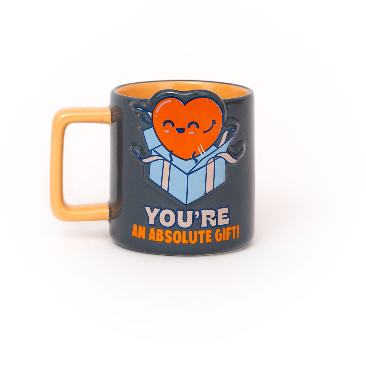 Taza Mr. Wonderful corazón 3D You're an absolute gift!