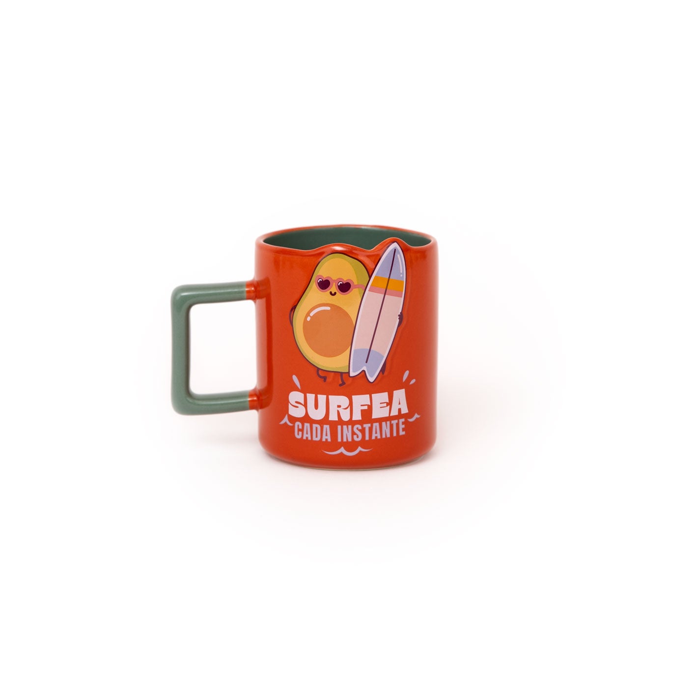 Taza 3D aguacate - Surfea cada instante