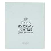 Álbum de fotos premium - Todas as coisas bonitas que nos têm acontecido
