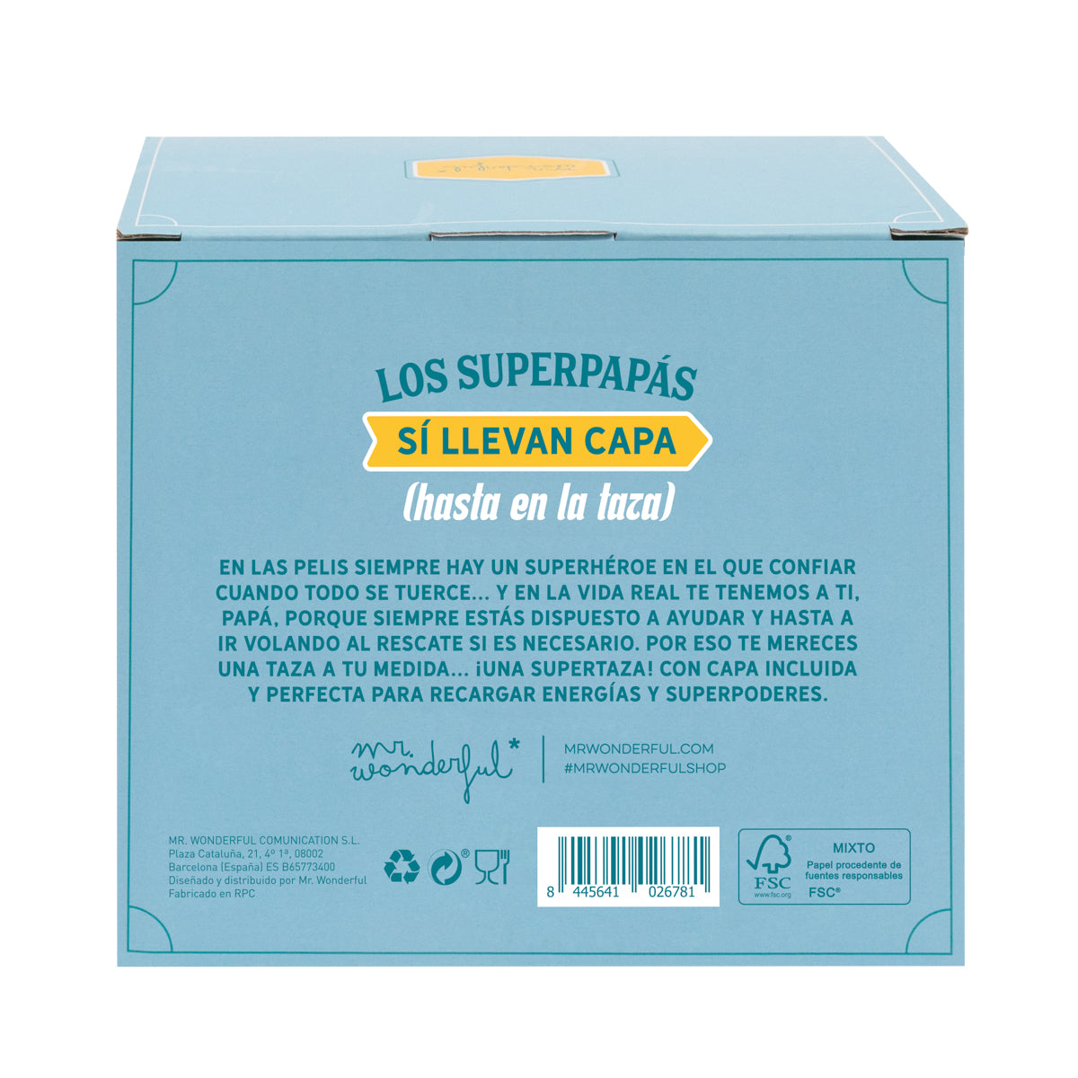Taza  capa - Eres un superpapá