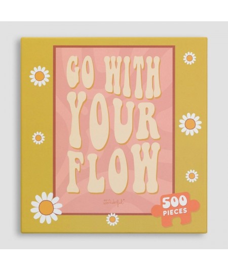 Puzzle puzle frase Mr. Wonderful Go with your flow