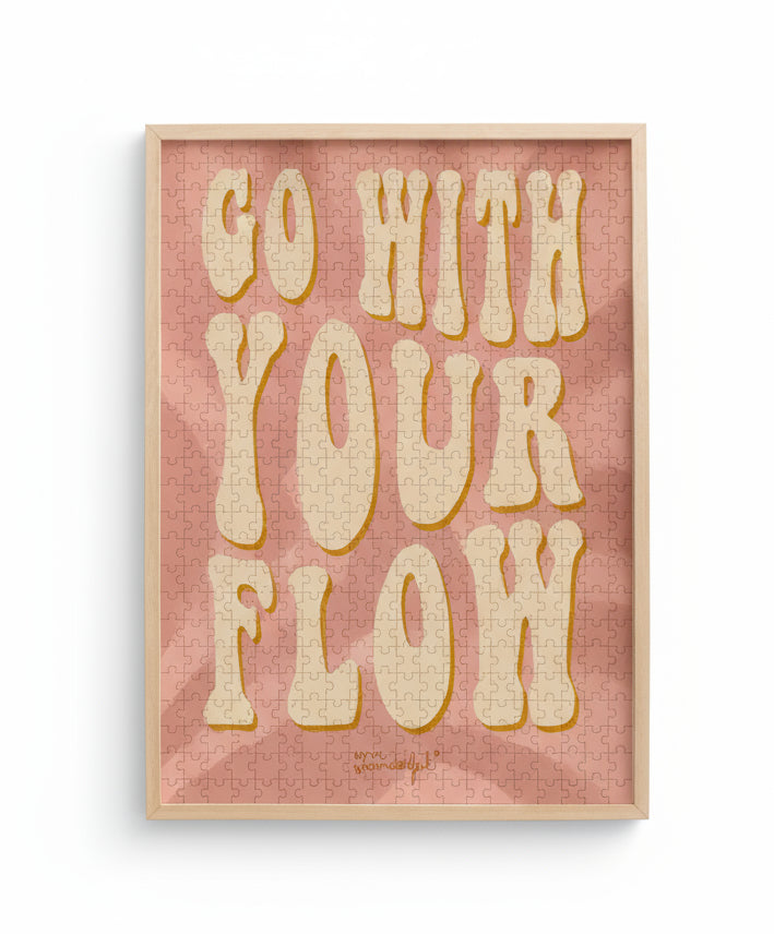 Puzzle puzle Mr. Wonderful Go with your flow