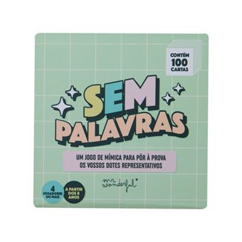 Jogo de cartas para amigos e família Mr. Wonderful - Sem palavras