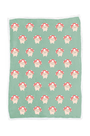 Manta con estampado de setas Mr. Wonderful