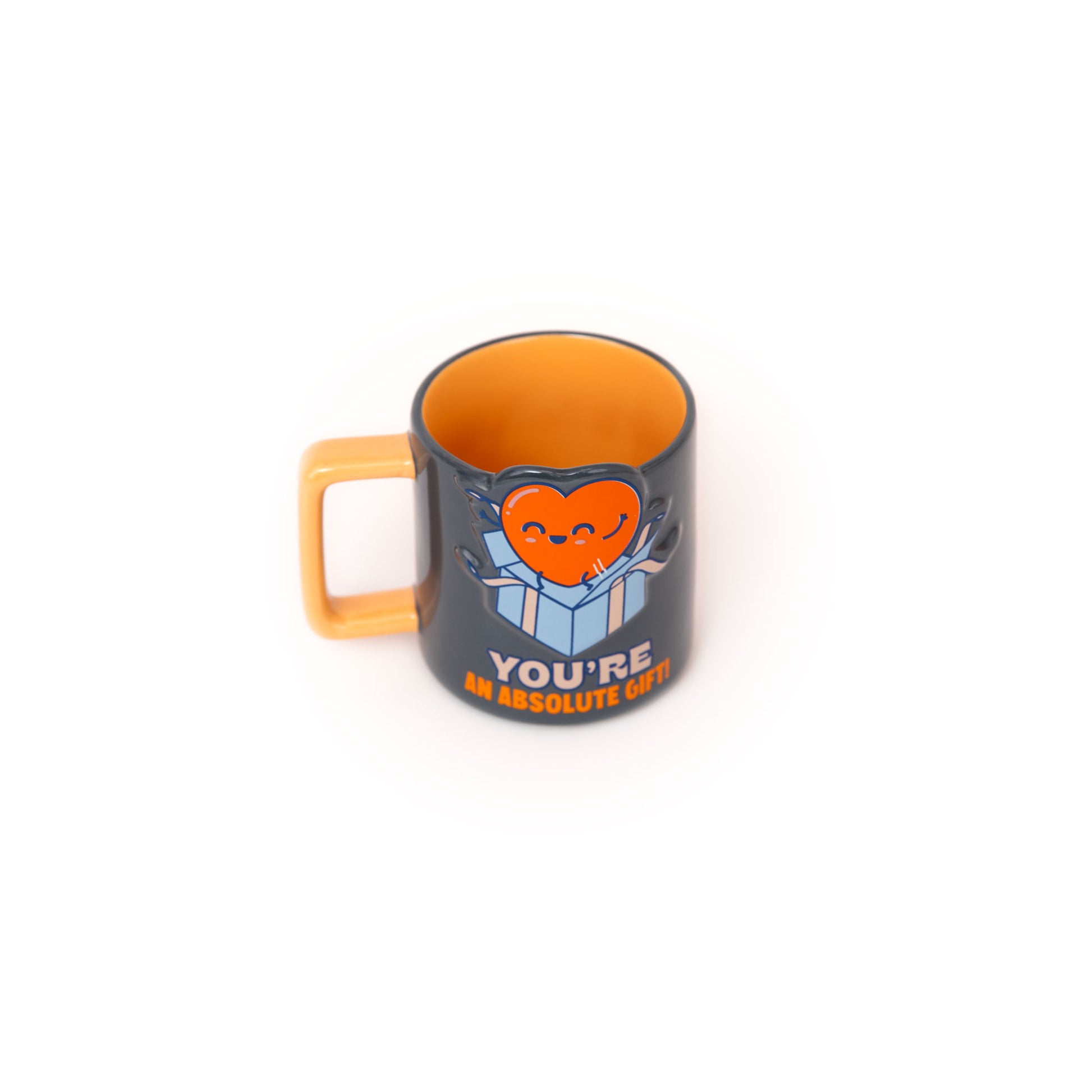 Taza motivadora en inglés de Mr. Wonderful con diseño 3D original