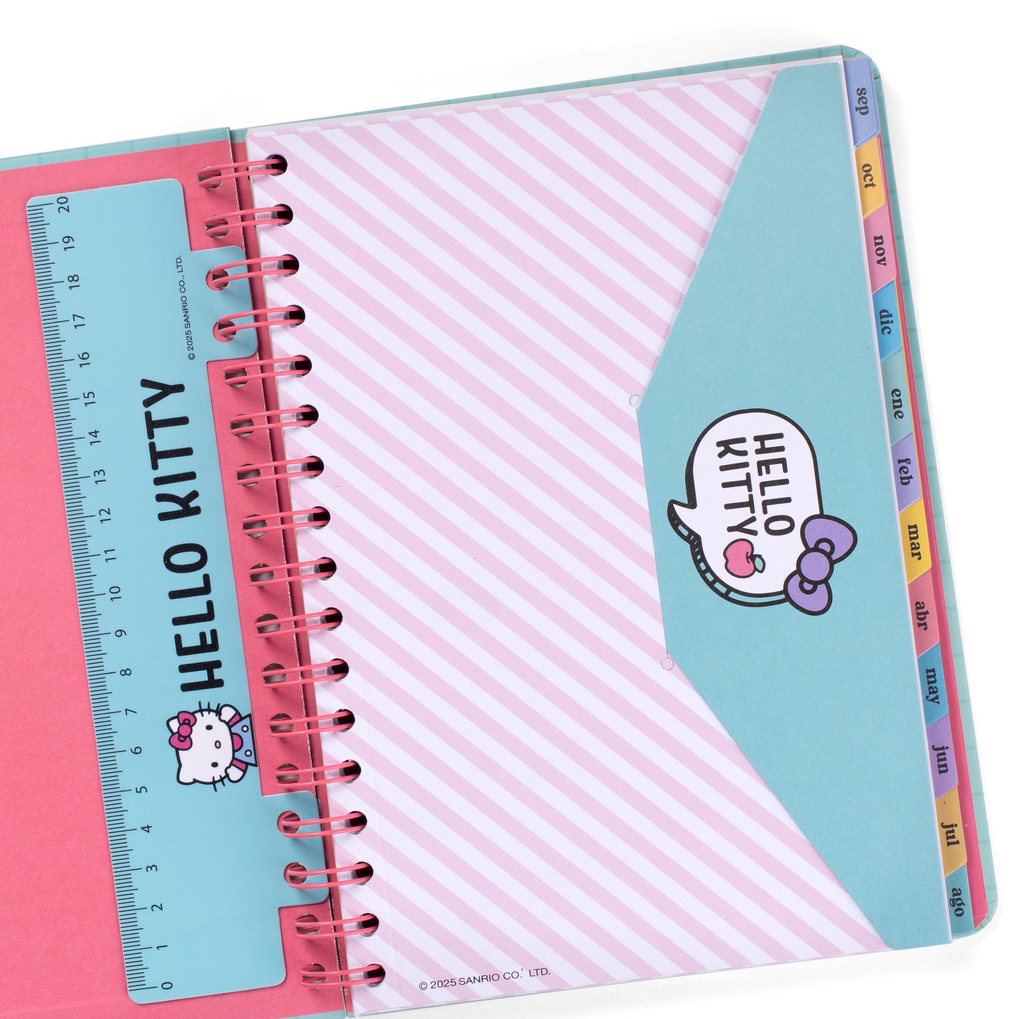 Agenda 2025-26 Hello Kitty x Mr. Wonderful - Nunca te olvides de sonreír