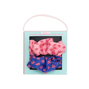 Set 2 scrunchies corazón