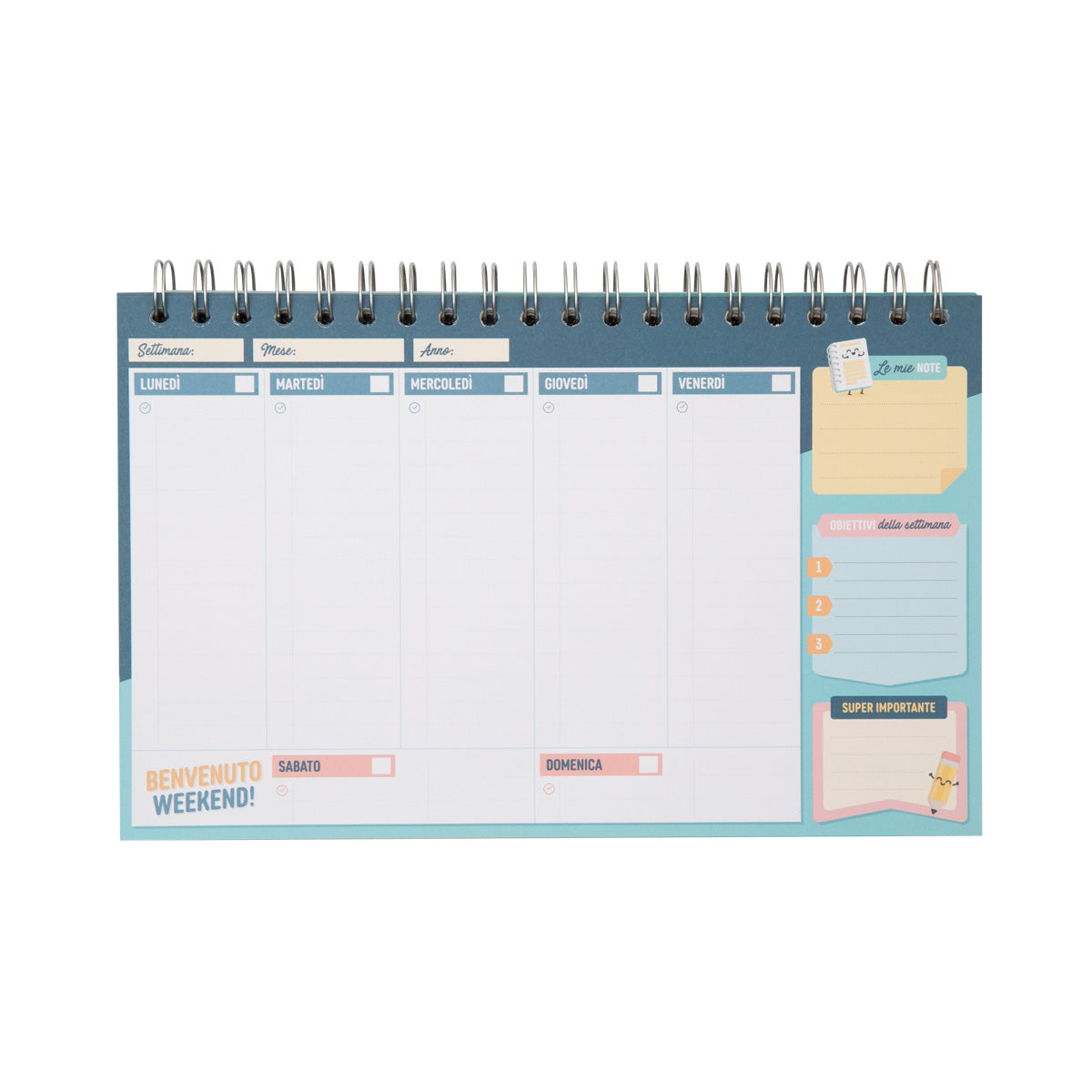 Planner settimanale - Task, pianificazione e... dritti verso l'obiettivo!
