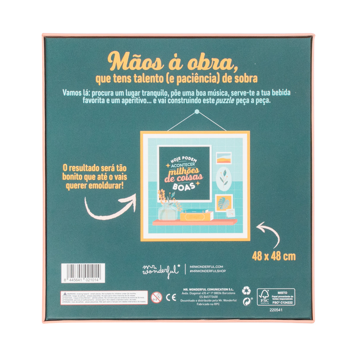 Quebra-cabeças - Hoje podem acontecer milhões de coisas boas