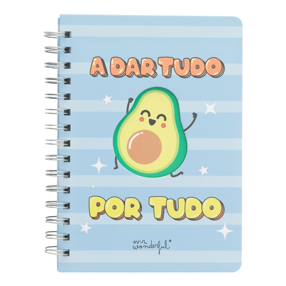 Caderno abacate - Dê um passo de cada vez 