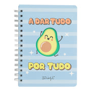Caderno abacate - Dê um passo de cada vez 