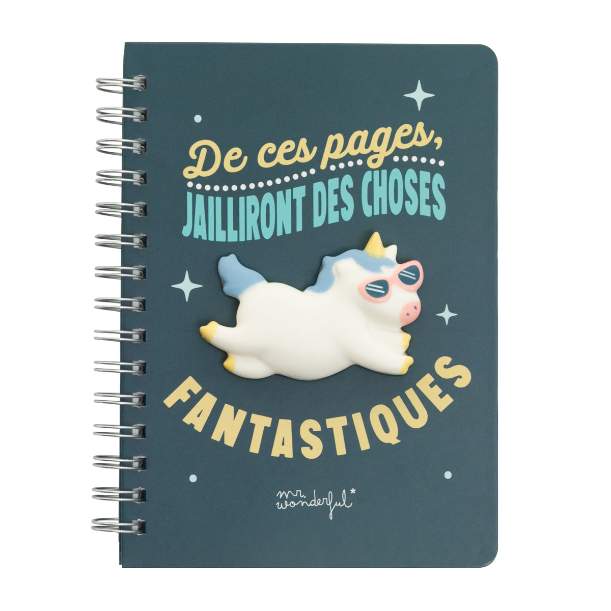 Cahier licorne - De ces pages, jailliront des choses fantastiques 