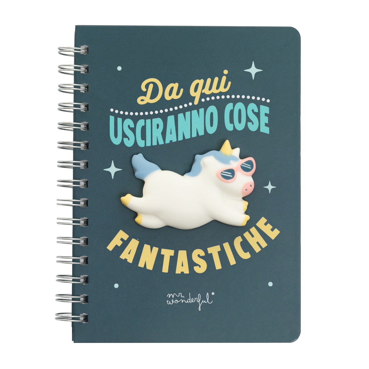 Quaderno unicorno - Da qui usciranno cose fantastiche