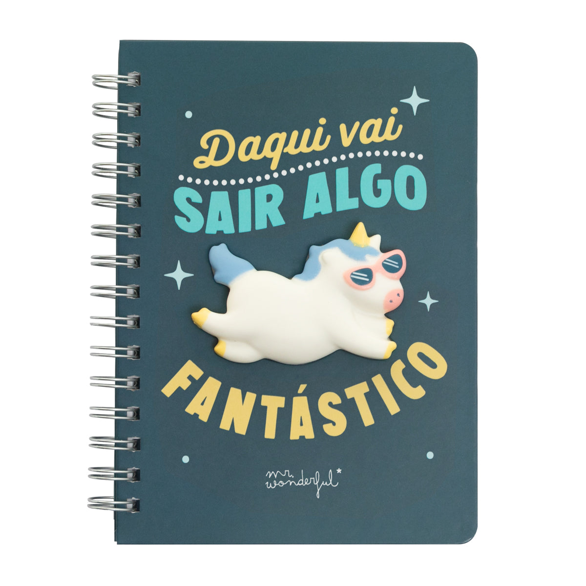 Caderno Unicórnio - Daqui vai sair algo fantástico 