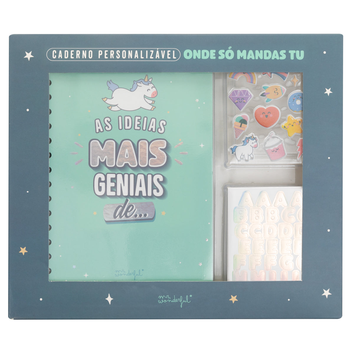 Caderno personalizado - As ideias mais geniais de... 