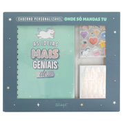 Caderno personalizado - As ideias mais geniais de... 