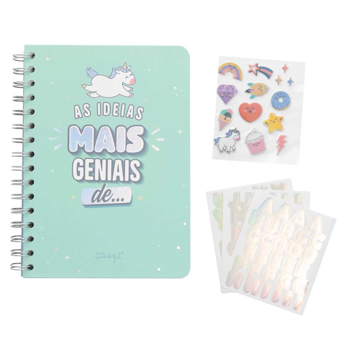 Caderno personalizado - As ideias mais geniais de... 