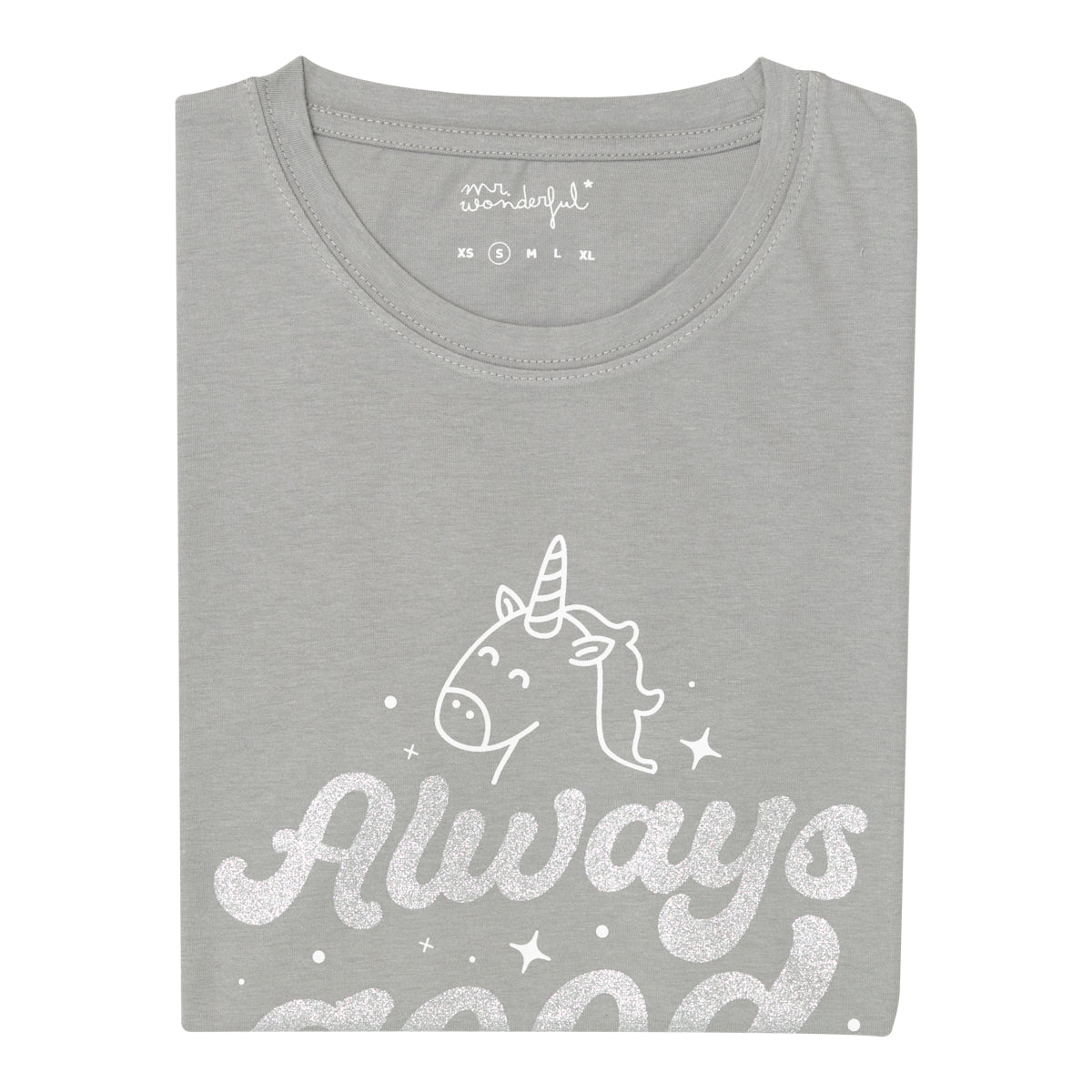 T-shirt with short sleeves M size - Always good vibes