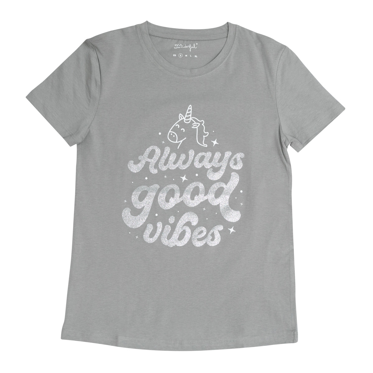 T-shirt with short sleeves S size - Always good vibes
