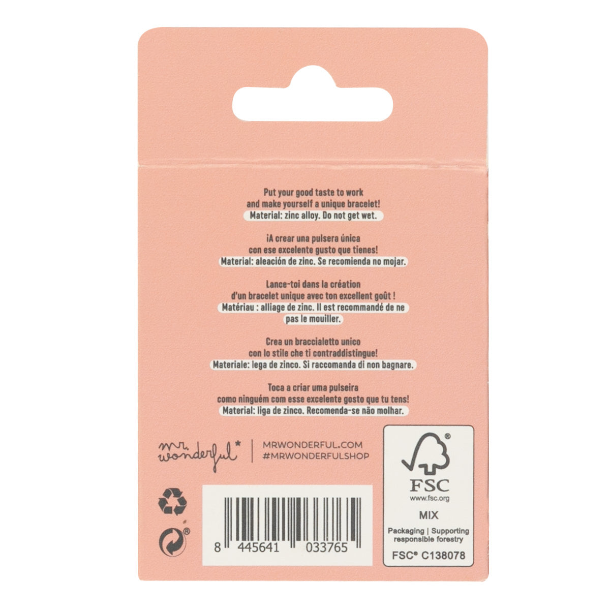 Set de 2 charms para decorar la pulsera - Arcoíris y sonrisa