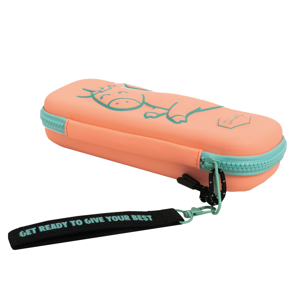 Pencil case Unicorn with relief Pink - Get ready to give your best