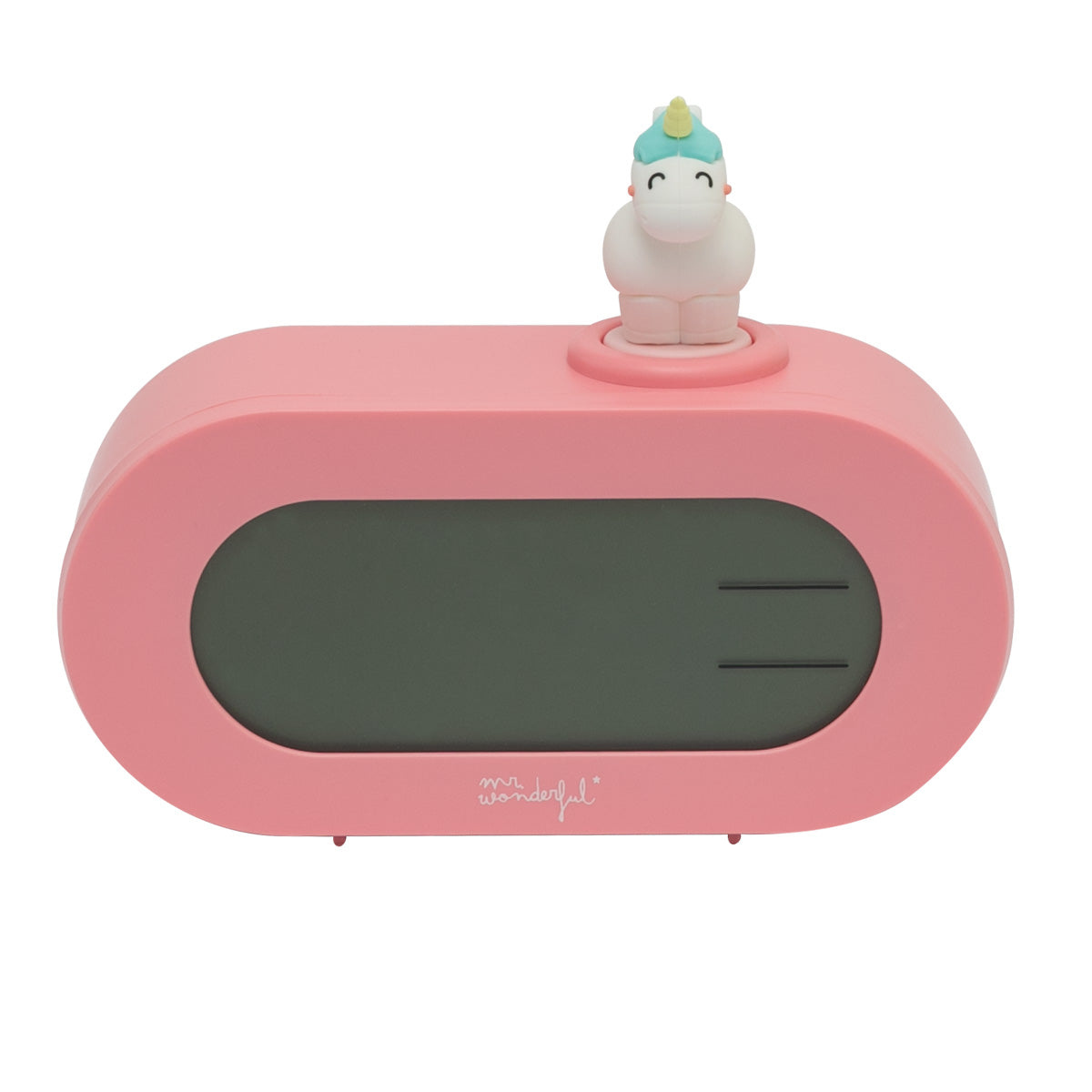Reloj despertador - Unicornio rosa