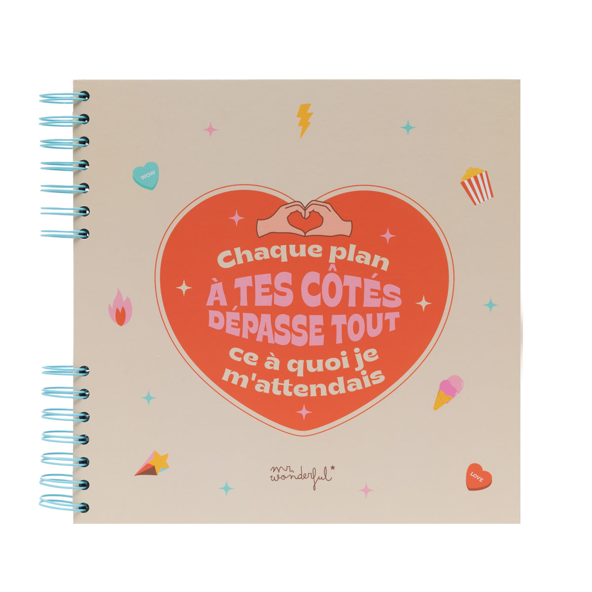 Album photo à gratter - Chaque plan à ces côtés dépasse tout ce à quoi je m'attendais 