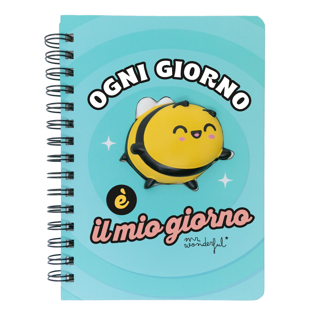 Quaderno A5 con squishy Ape - Ogni giorno è il mio giorno