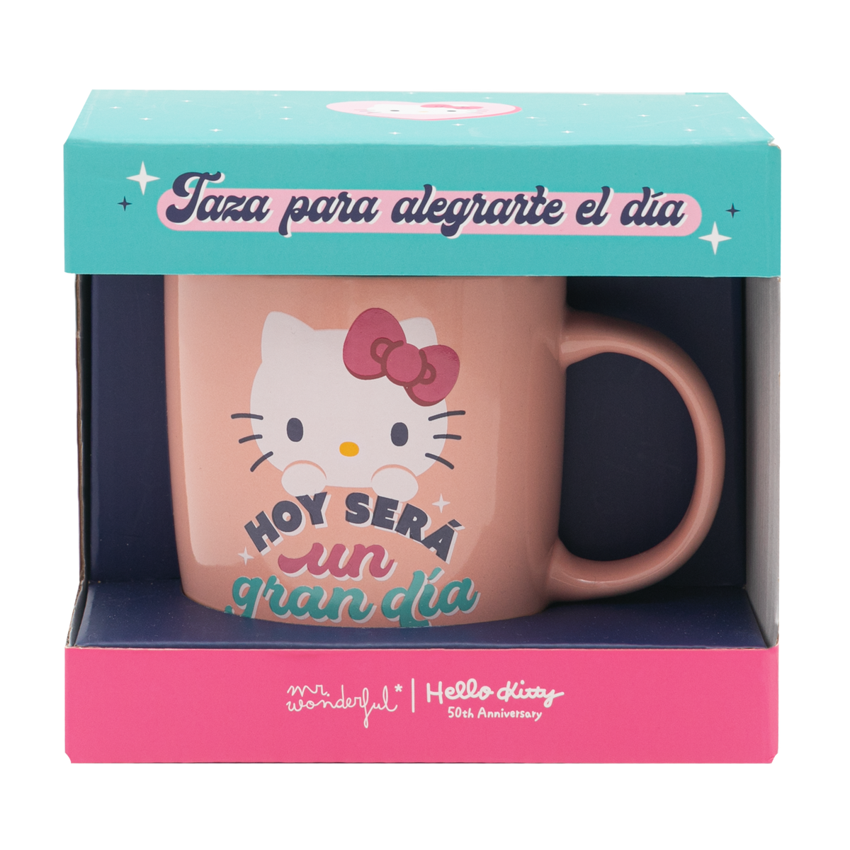 Taza Hello Kitty x Mr. Wonderful - Hoy será un gran día