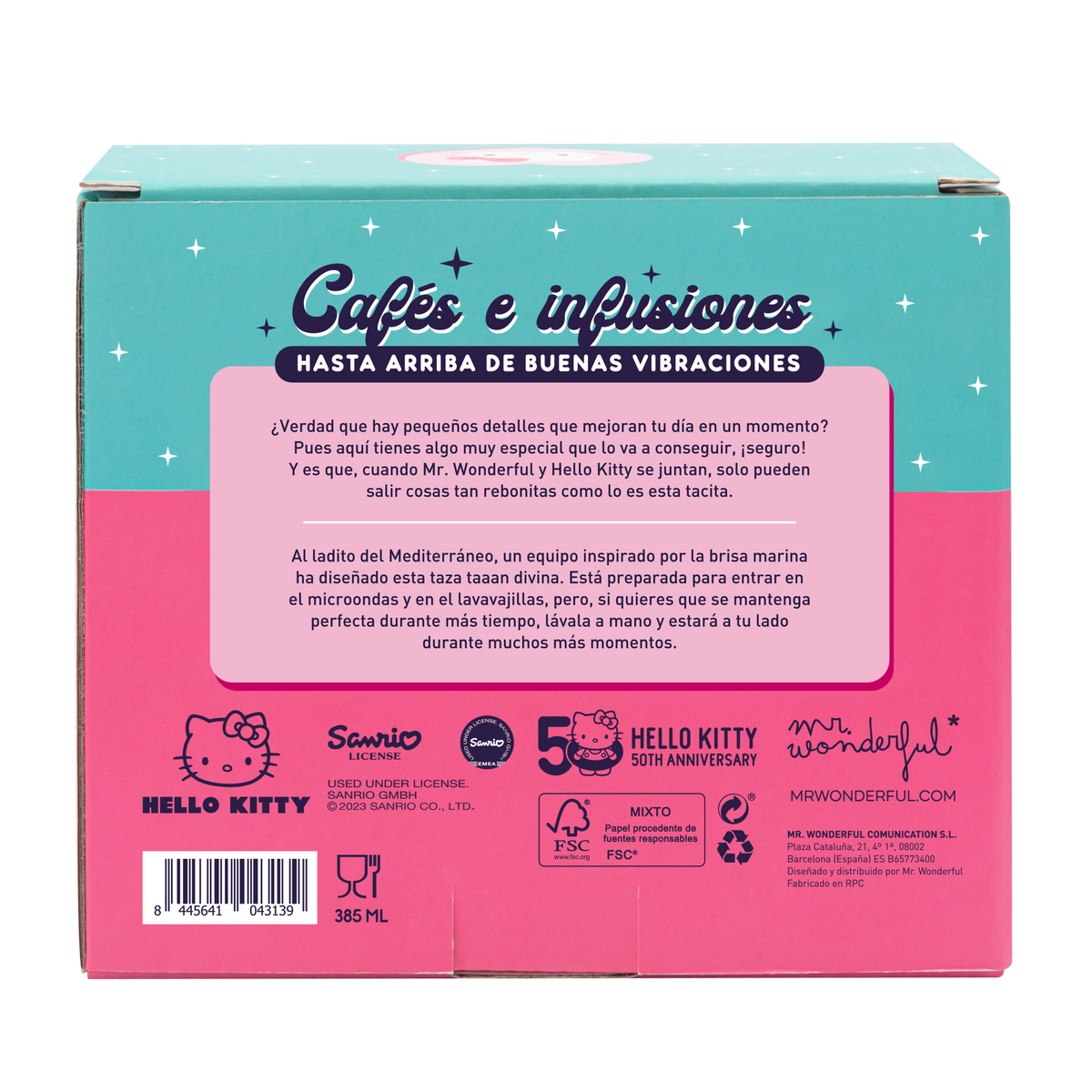 Taza Hello Kitty x Mr. Wonderful - Hoy será un gran día