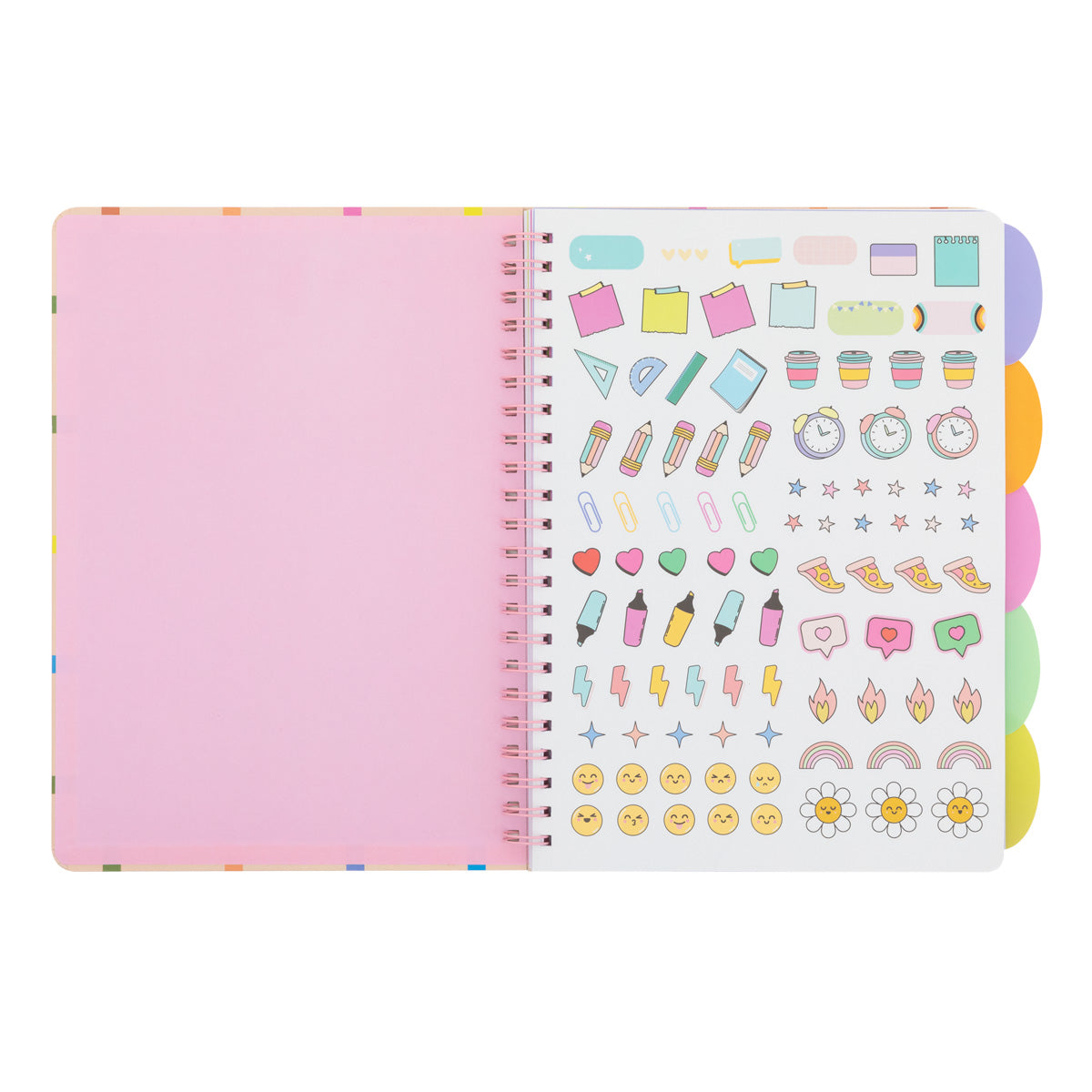 Cuaderno A4 con separadores desplegables con pestañas - Dreaming, creating, shining.