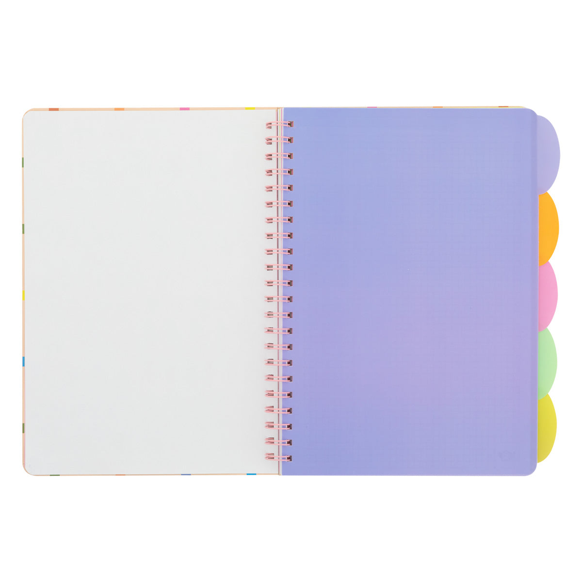 Cuaderno A4 con separadores desplegables con pestañas - Dreaming, creating, shining.