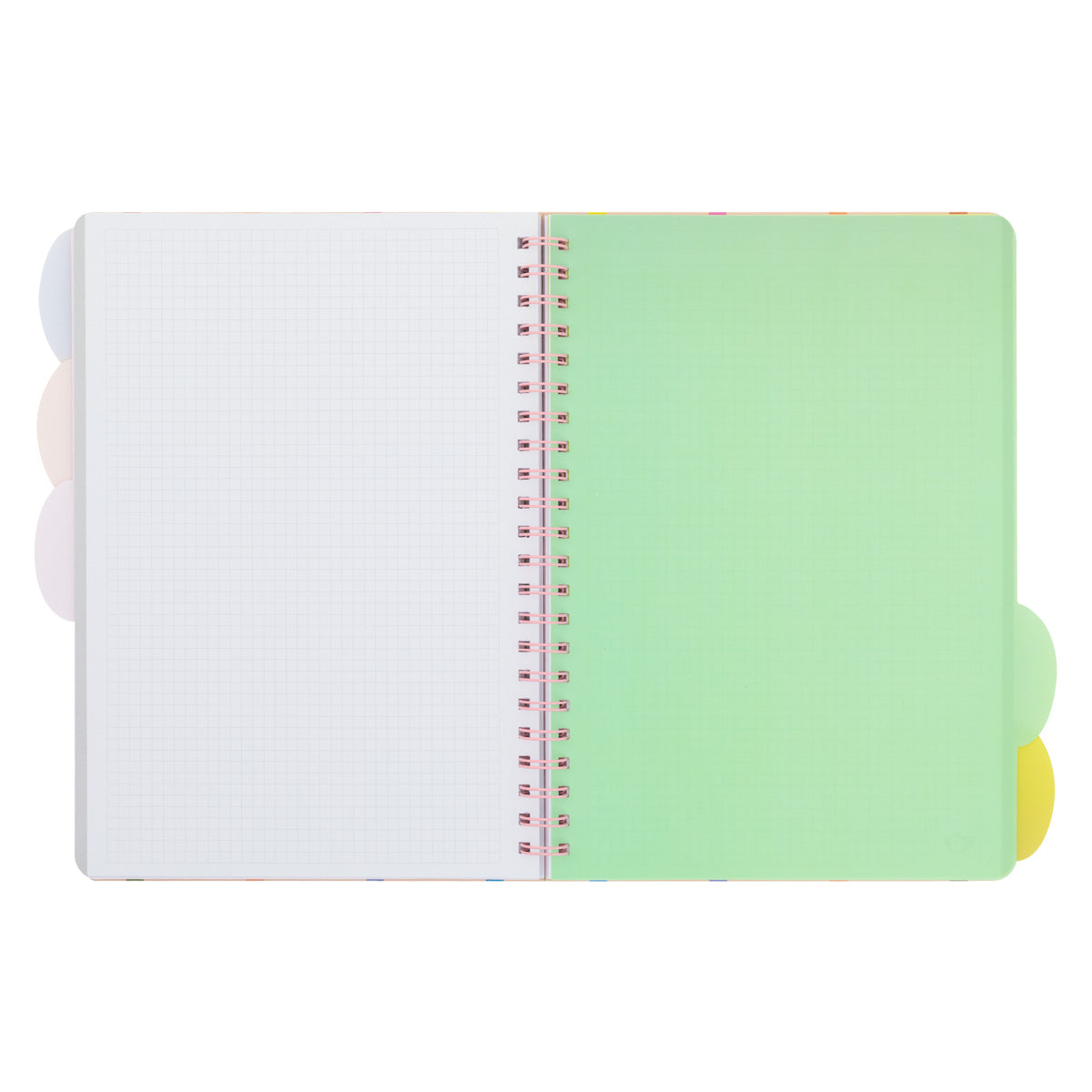 Cuaderno A4 con separadores desplegables con pestañas - Dreaming, creating, shining.