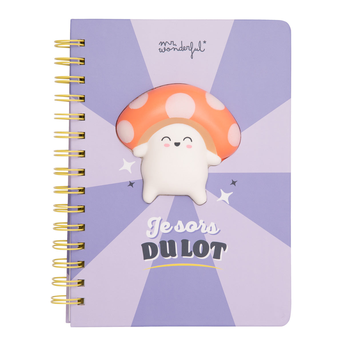 Cahier A5 3D squishy - Je sors du lot