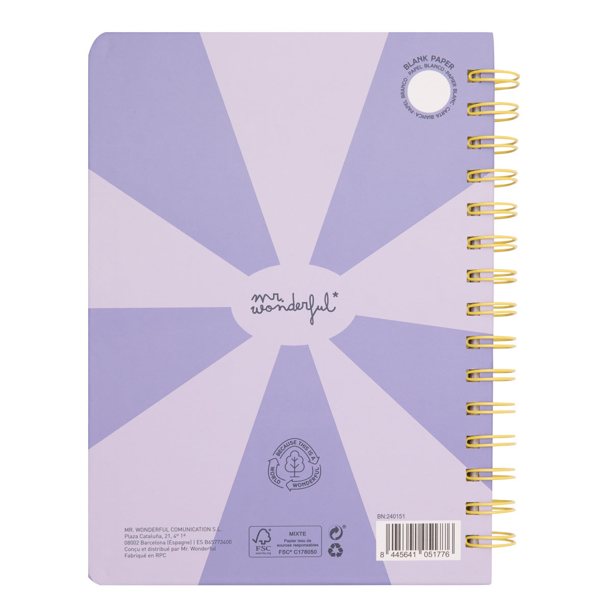 Cahier A5 3D squishy - Je sors du lot