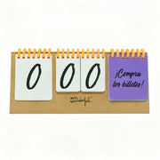 Calendario de sobremesa para cuenta atrás de viaje Mr. Wonderful