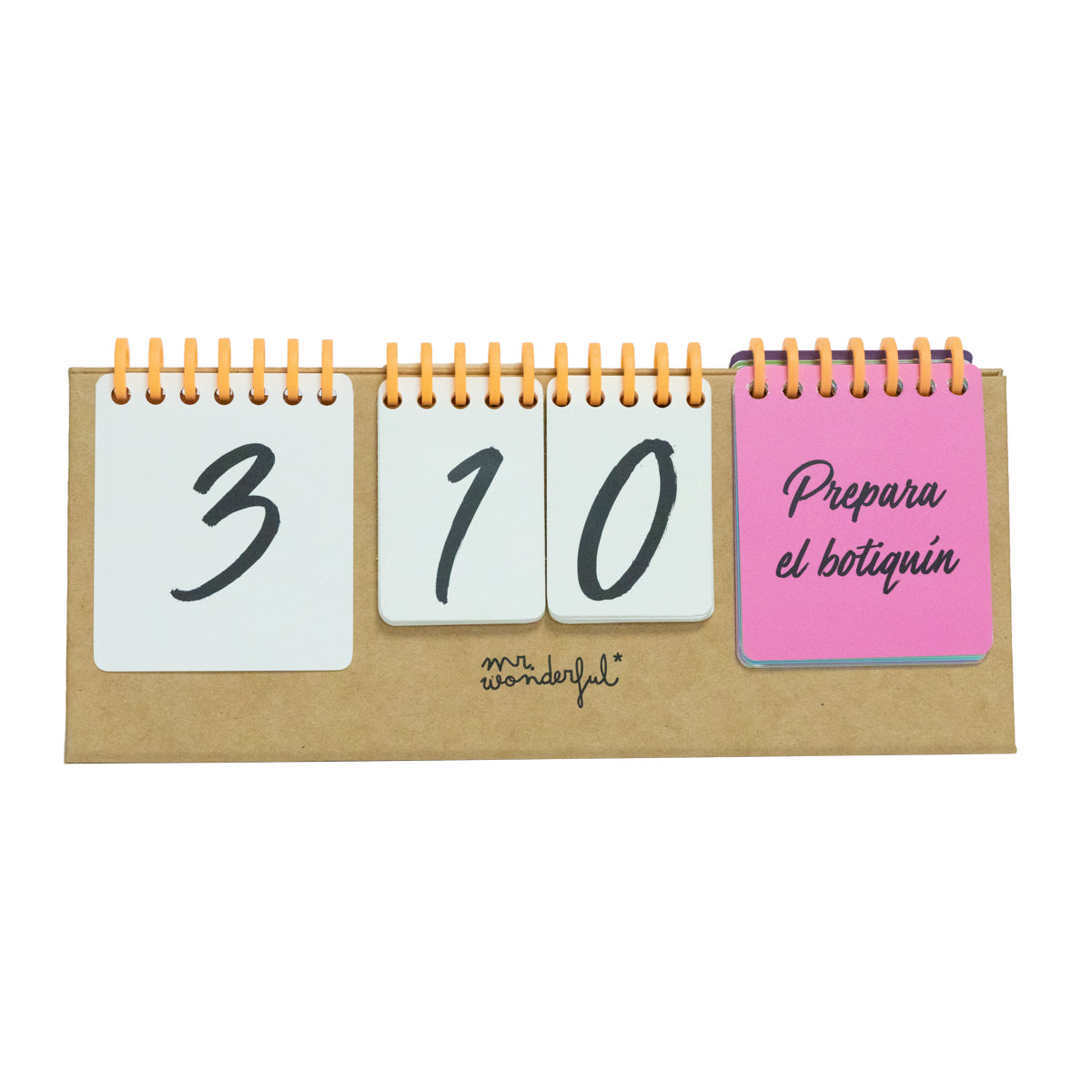 Calendario de cuenta atrás para tu viaje soñado