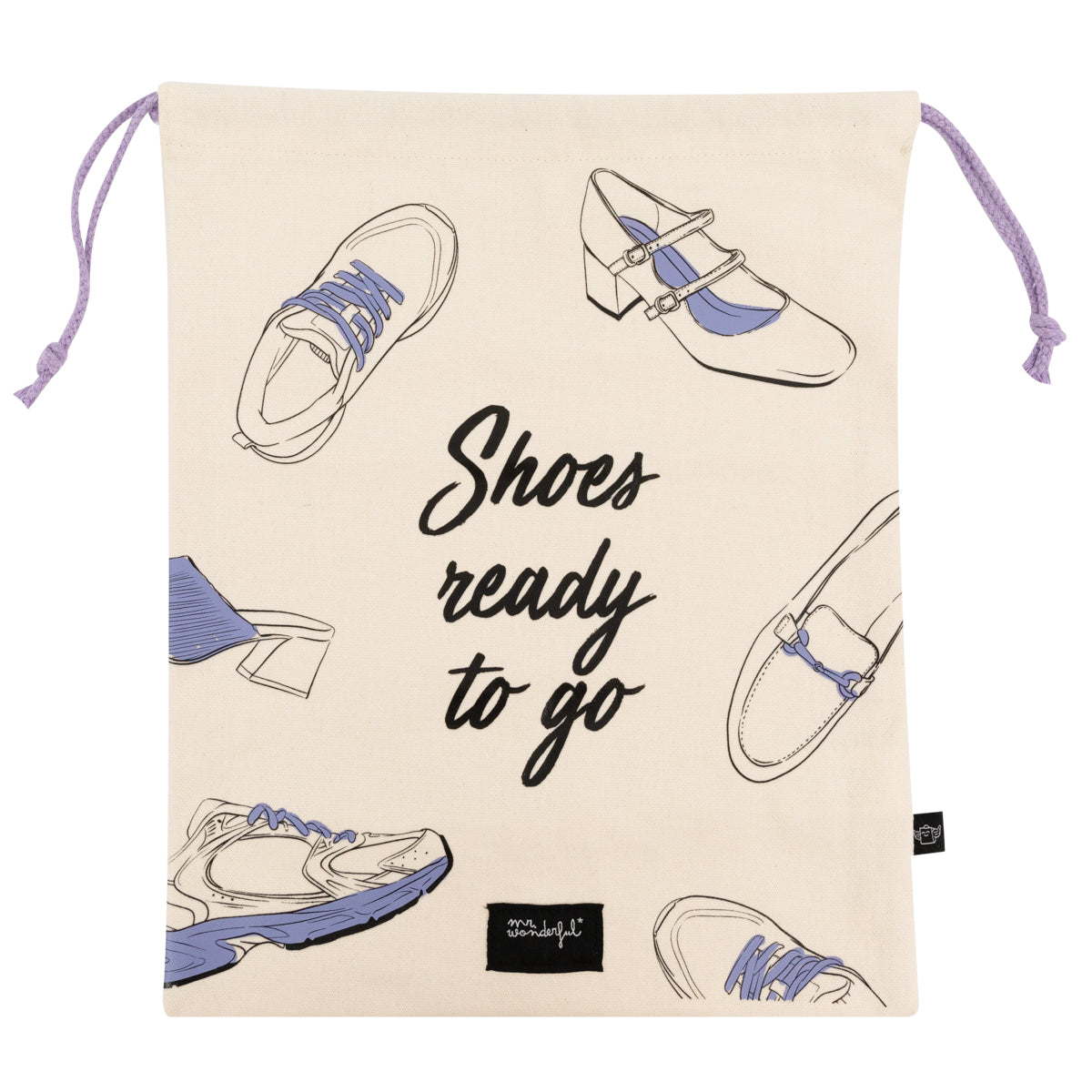 Travel shoe organiser bag - Shoes ready to go