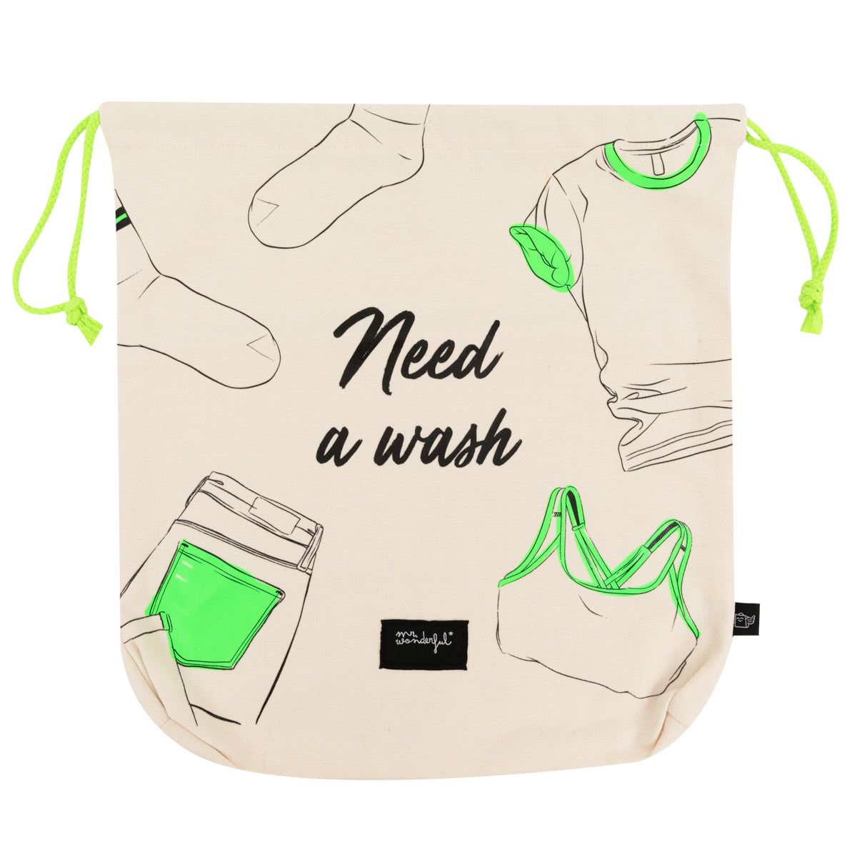 Bolsa organizadora de viagem para roupa suja - Necessário lavar 