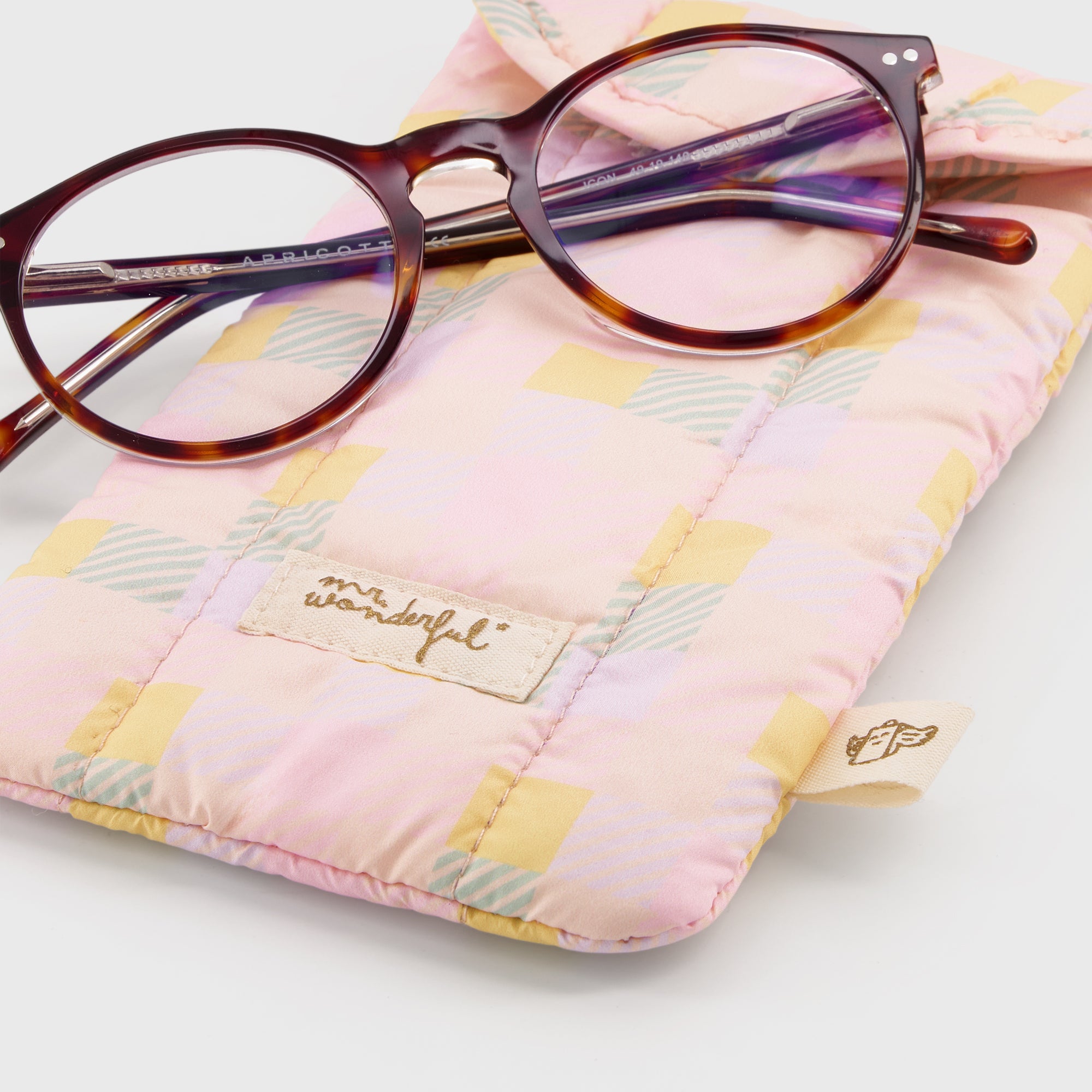Glasses case - Multicoloured squares