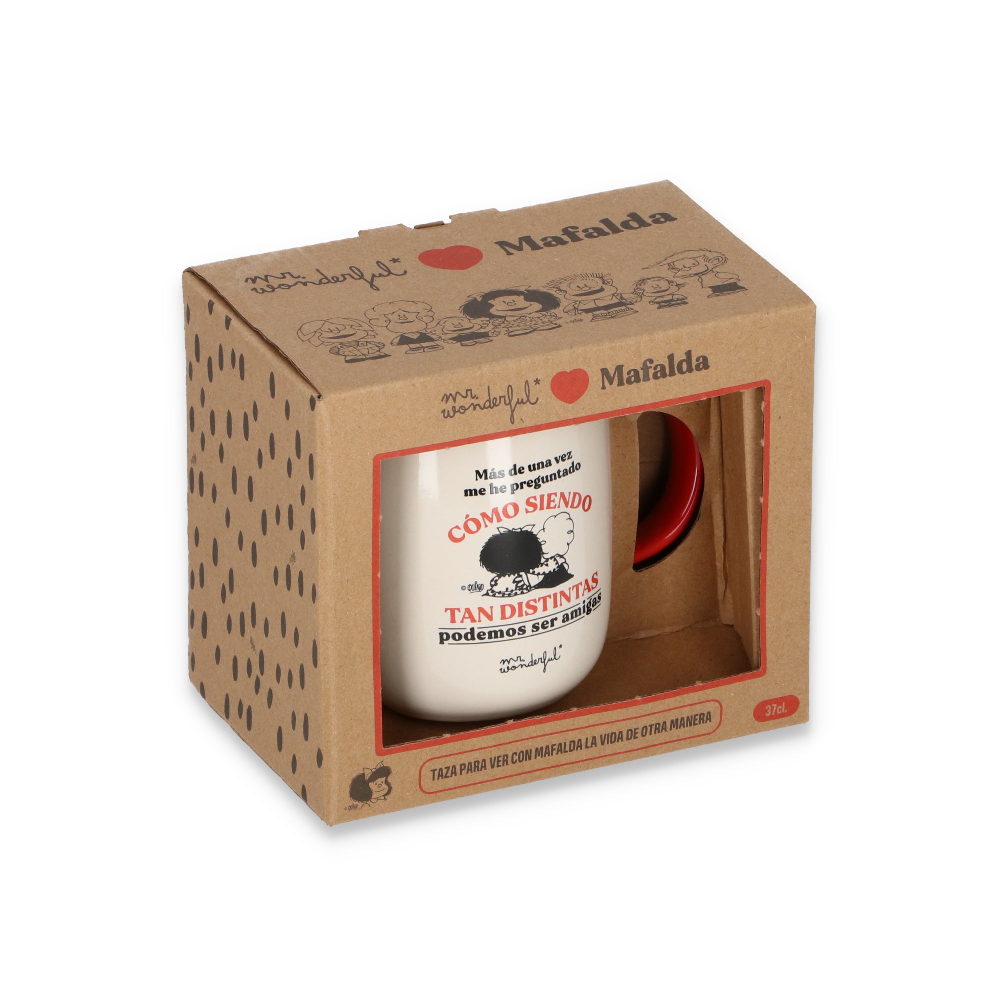 Taza Mafalda - Cómo siendo tan distintas podemos ser tan amigas