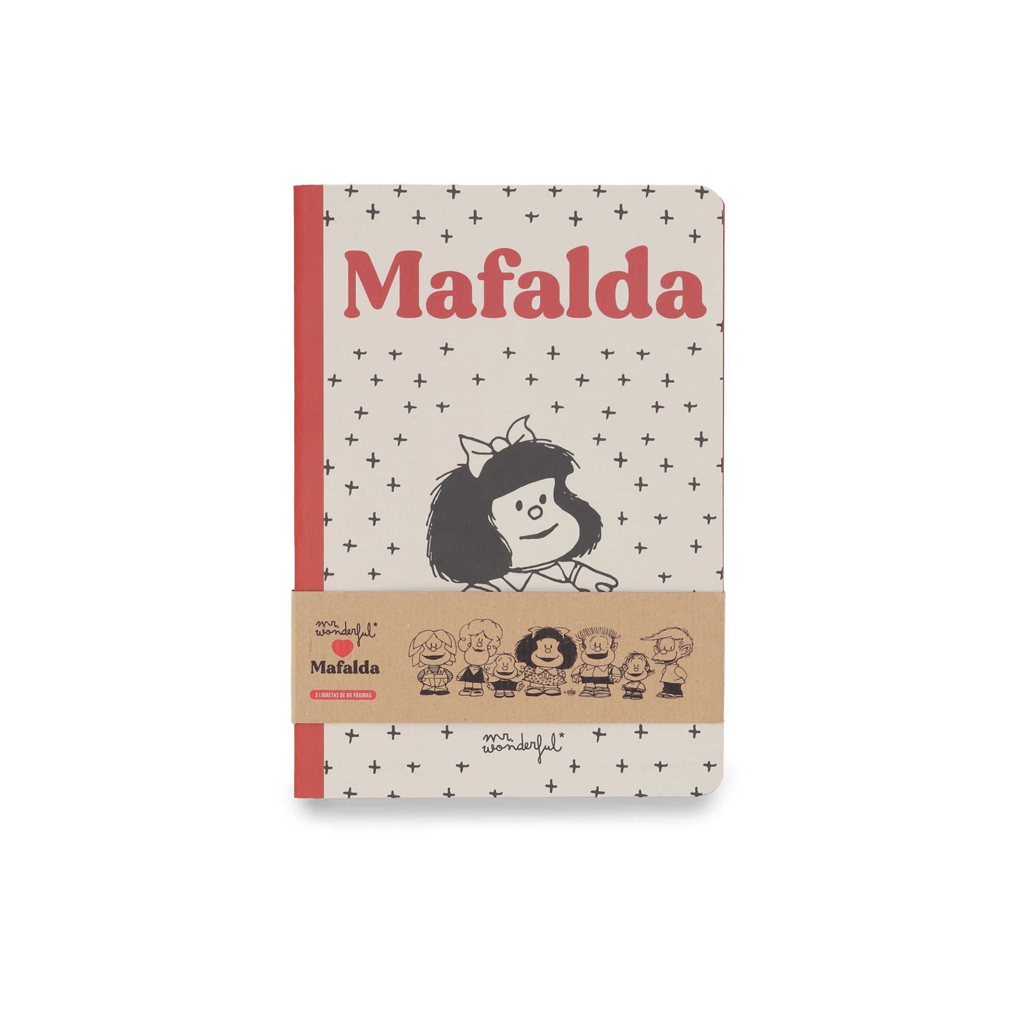 Set de 3 libretas A5 - Mafalda