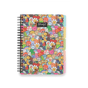 Libreta A4 con separadores - Wonder characters