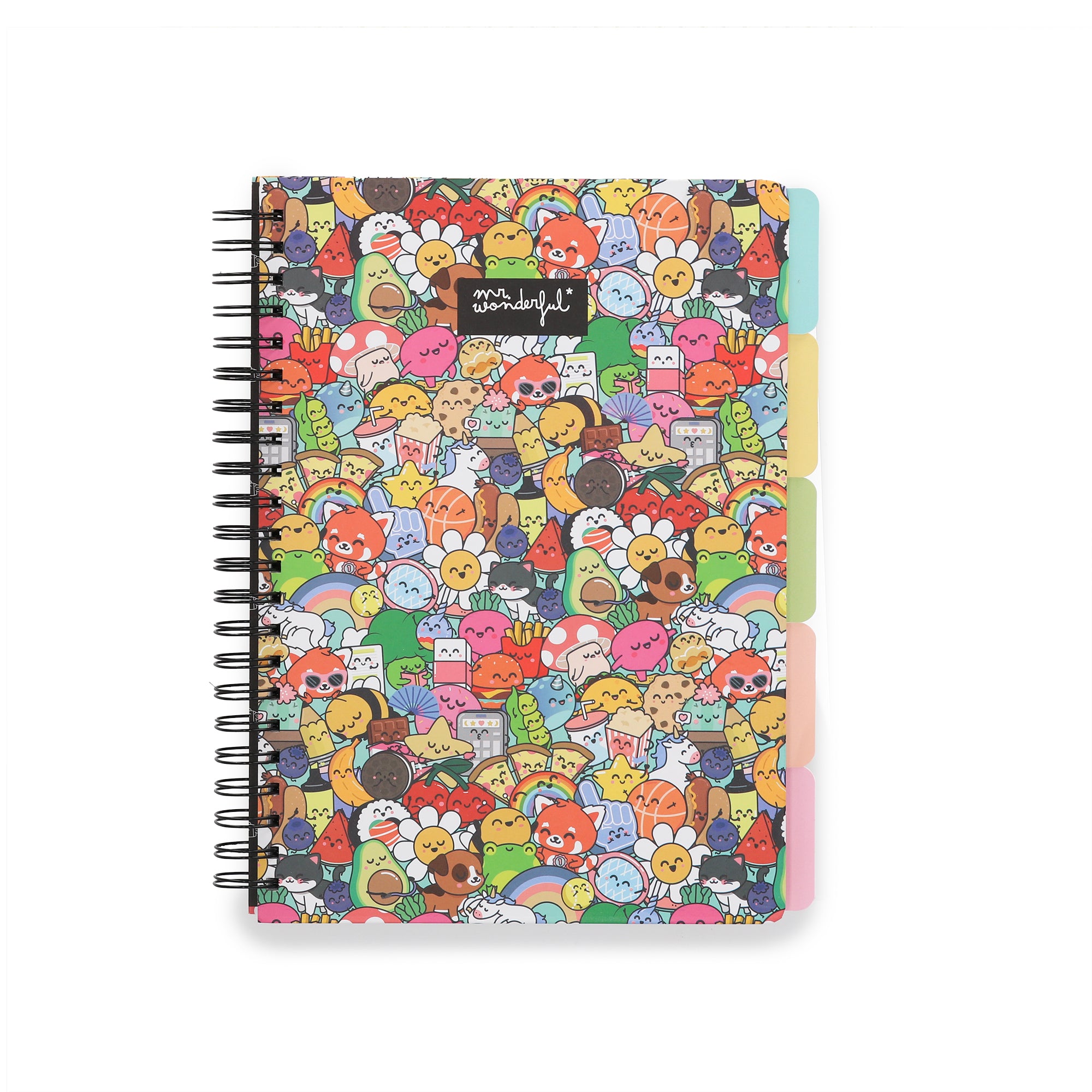 Libreta A4 con separadores - Wonder characters