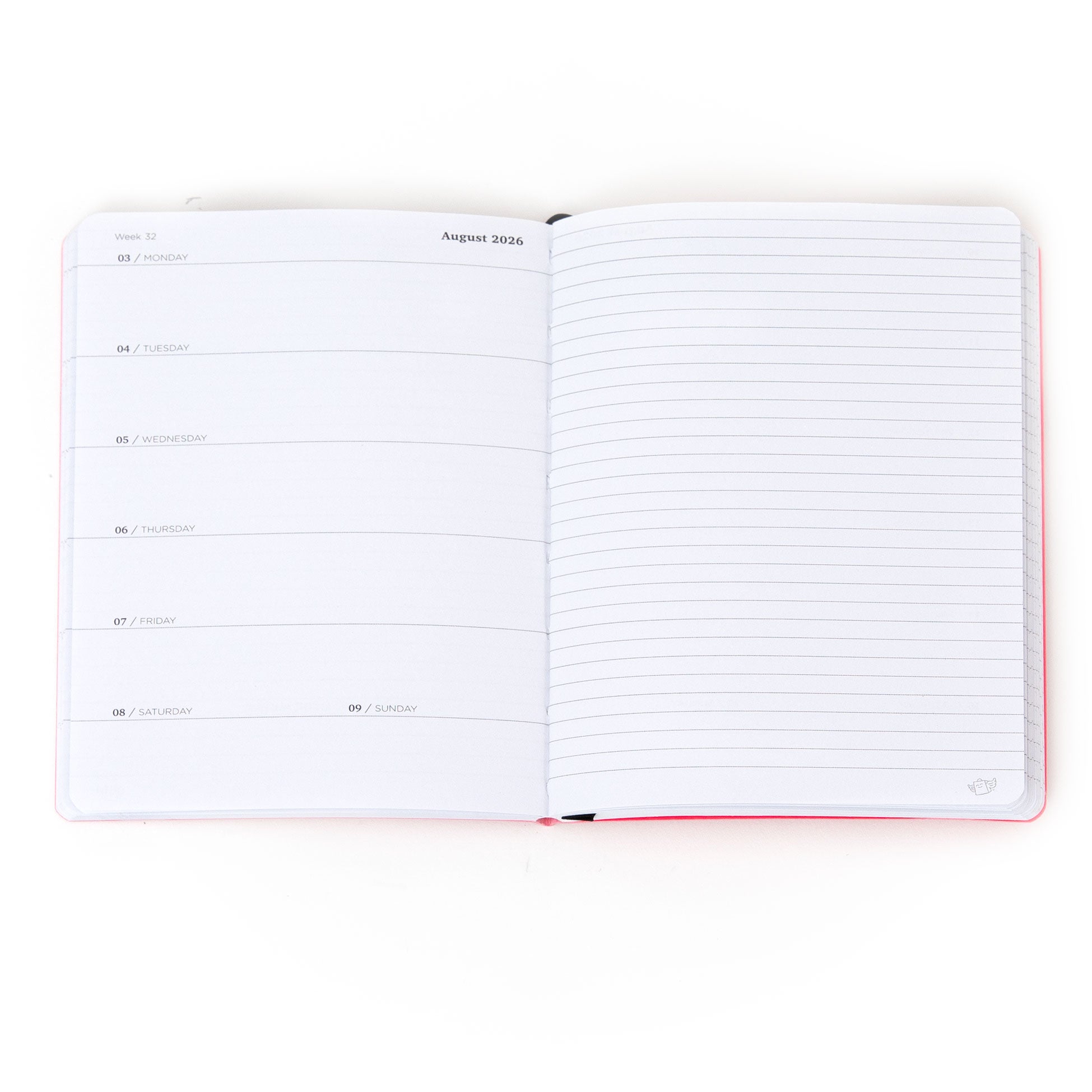 Agenda Pocket 2026 Semanal pequeña – Rosa
