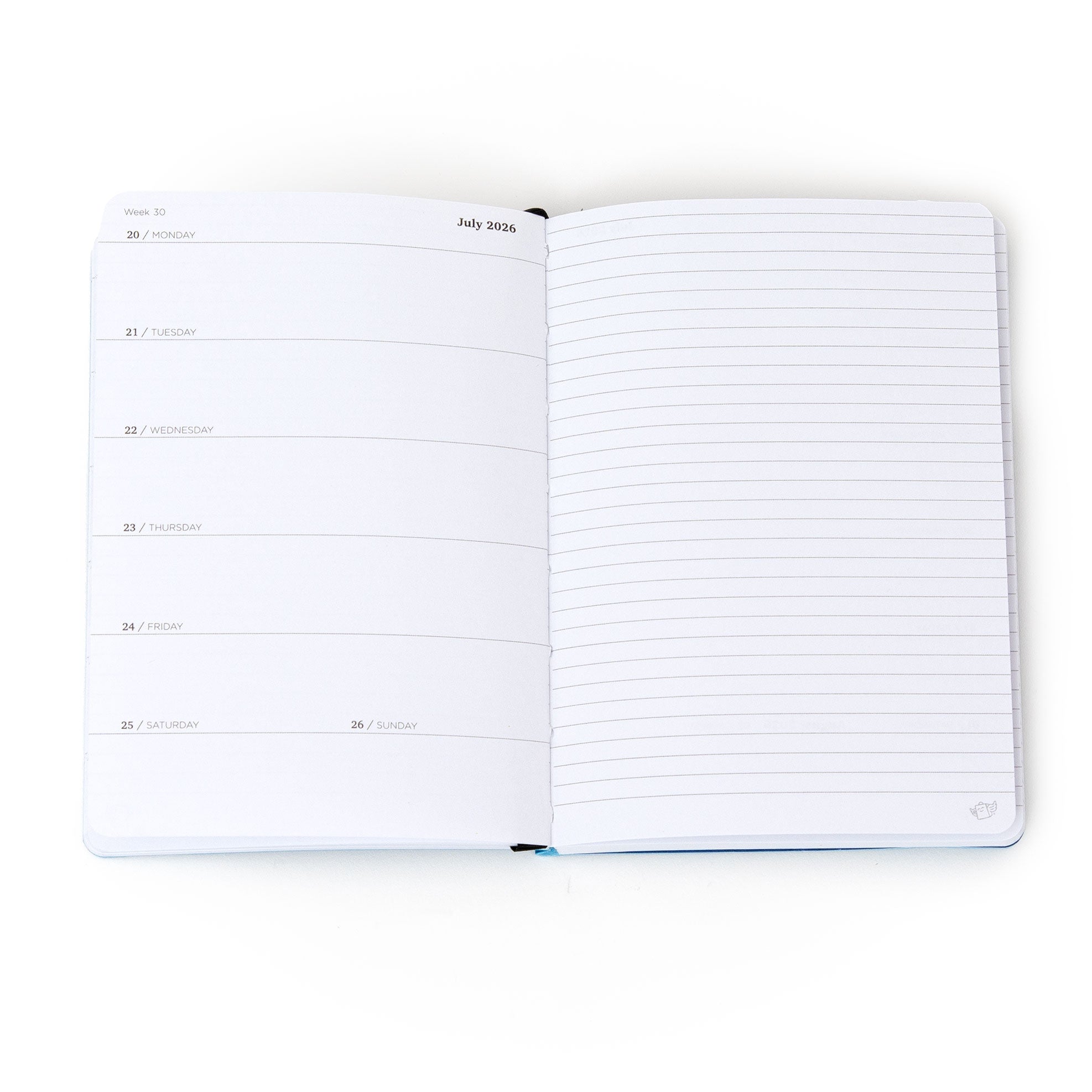 Agenda Pocket 2026 Semanal pequeña - Azul