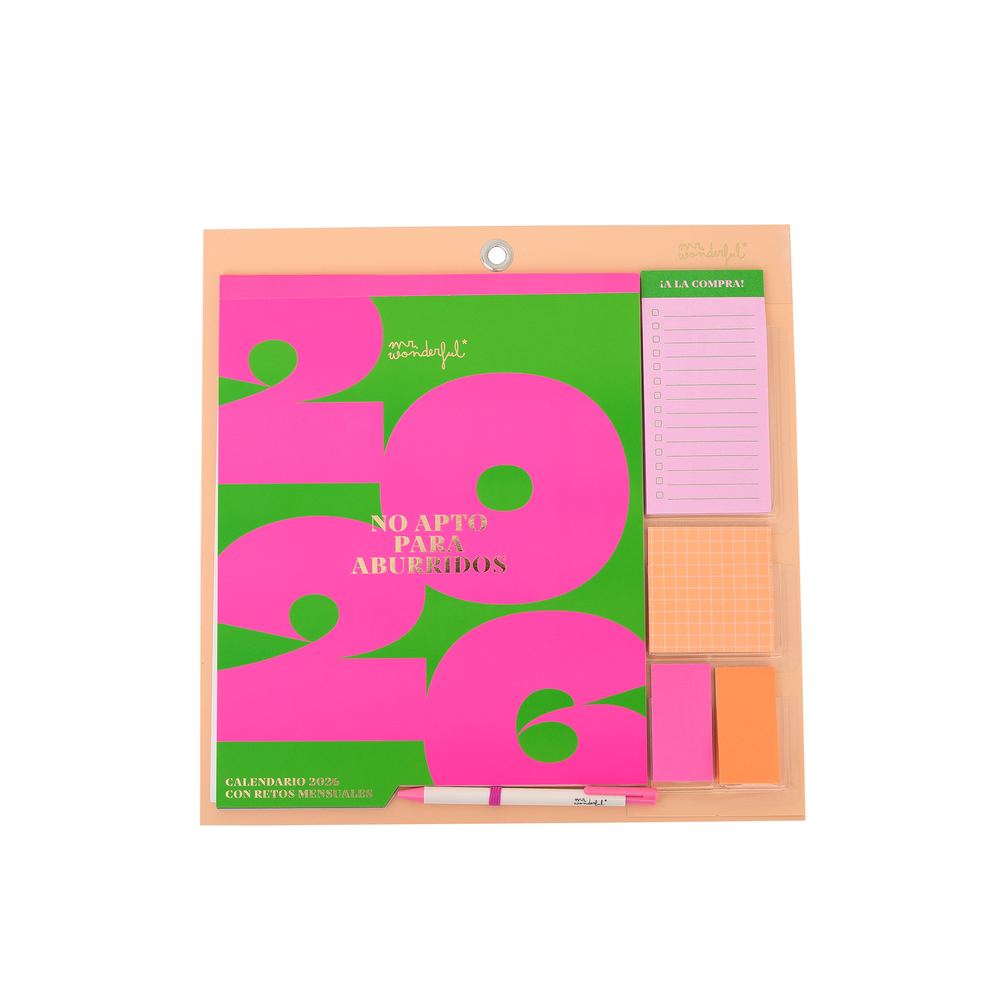 Calendario de pared magnético 2026 | Mr.Wonderful