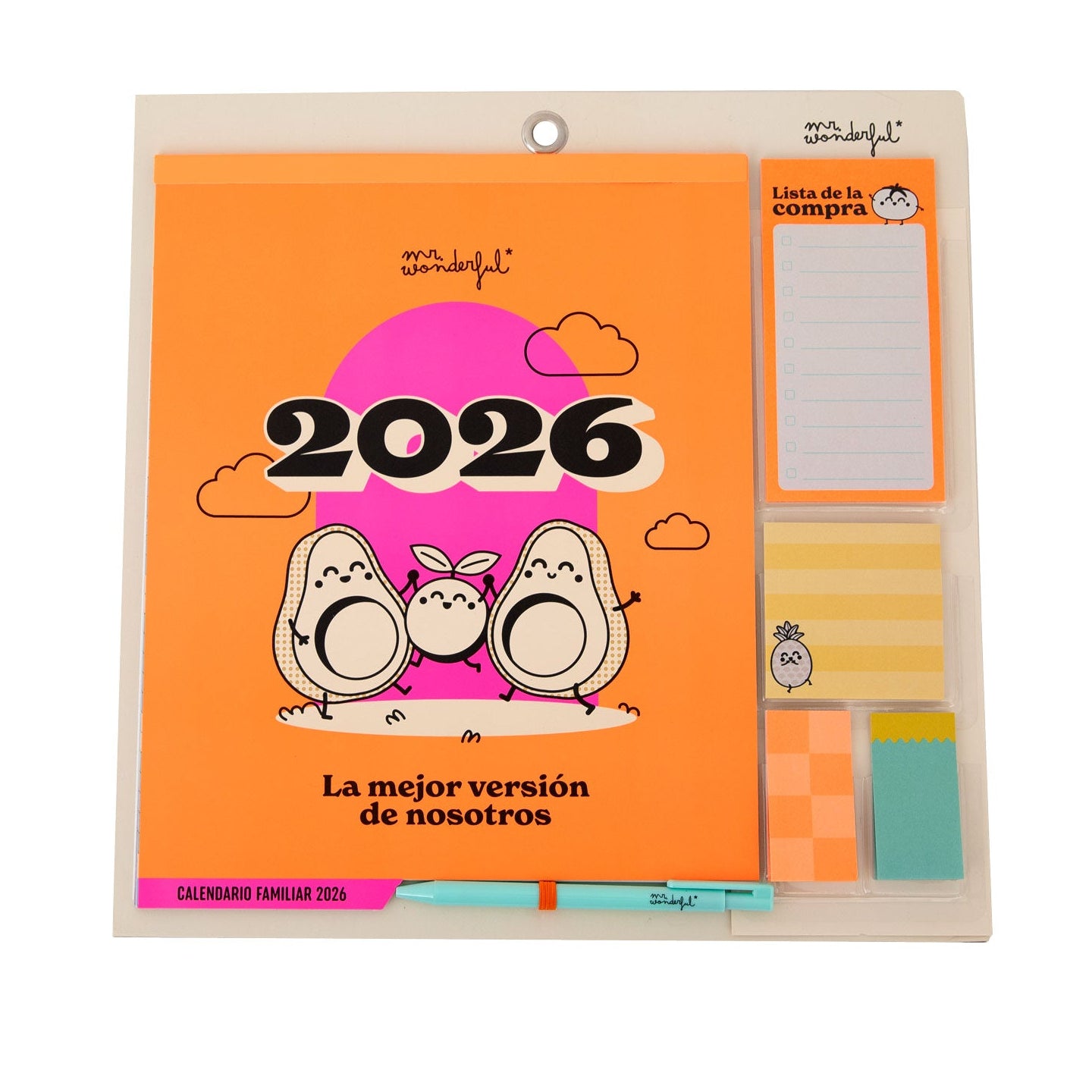 Calendario de pared magnético familiar 2026 | Mr.Wonderful