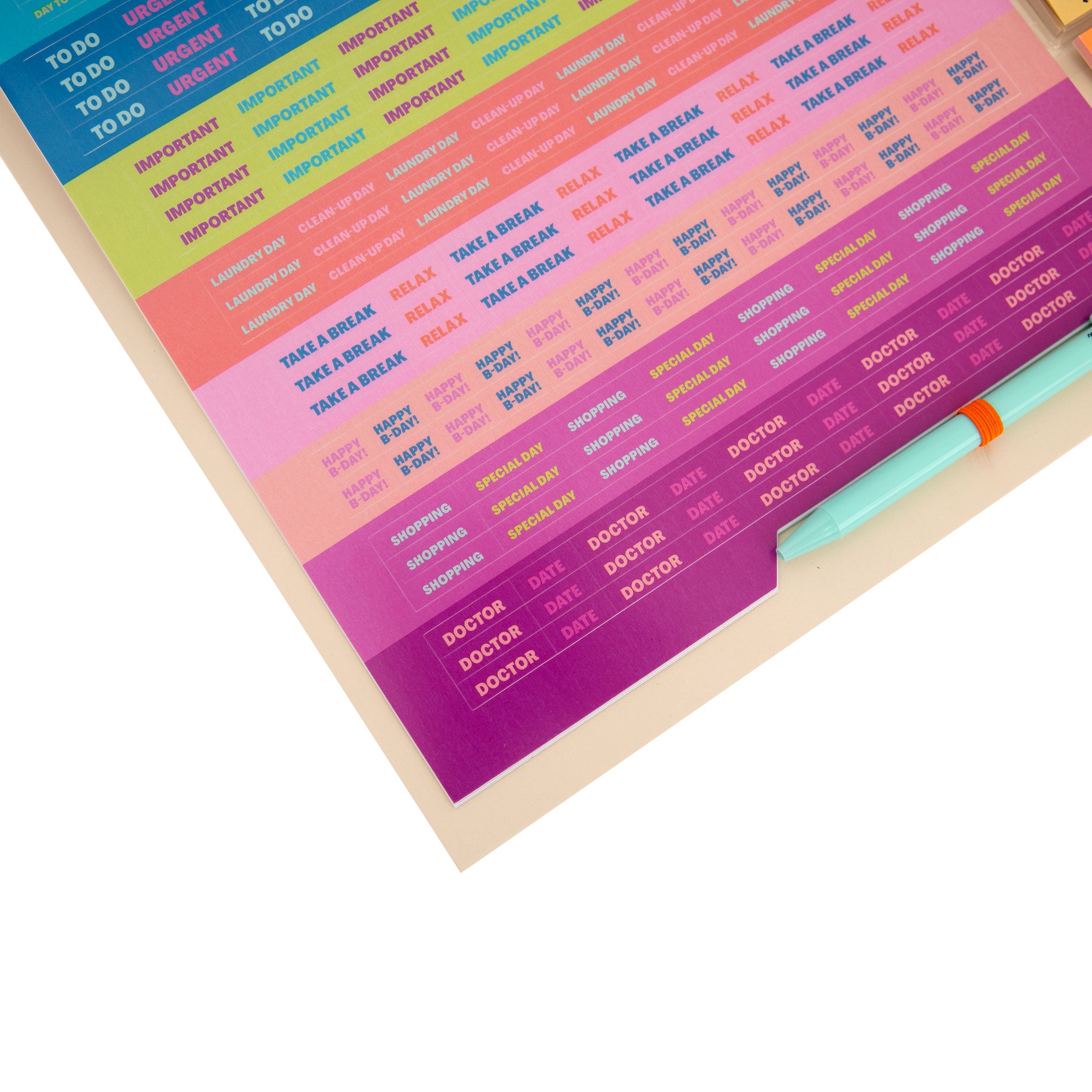 Calendrier mural magnétique familial 2026 - La meilleure version de nous